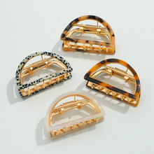 Load image into Gallery viewer, Adorro - Rosalie | Classic Small Half Moon Metal Claw Clip: Assorted
