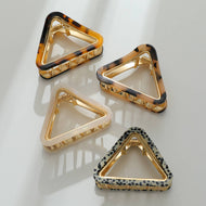 Adorro - Amelie | Small Classic Triangle Metal Claw Clip: Assorted